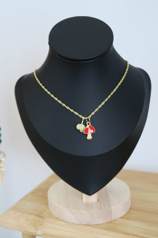 Mushroom Necklace