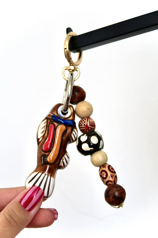 Polka Bag Charm